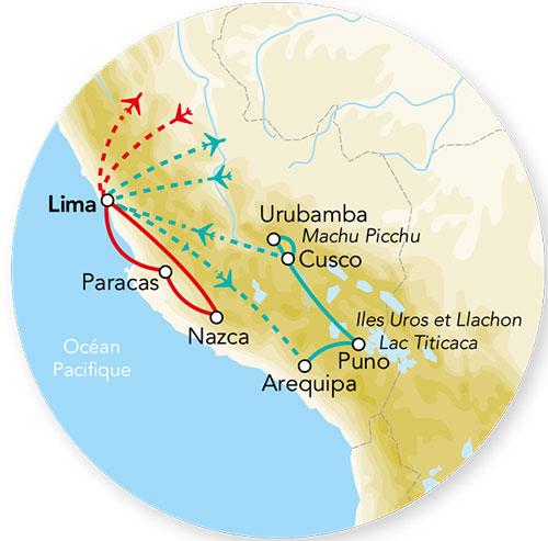 Splendeurs du Pérou & Extension Nazca 14J/12N - 2024