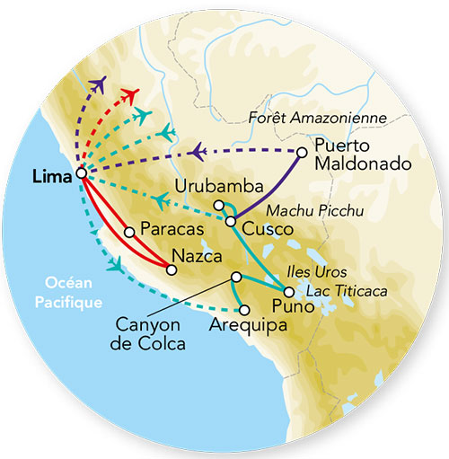 Explorations du Pérou & extension Nazca 17J/15N - 2024