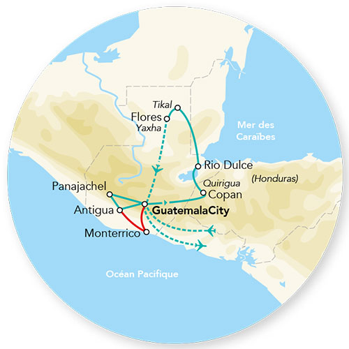 Merveilles du Guatemala & Extension Côte Pacifique 14J/12N - 2024