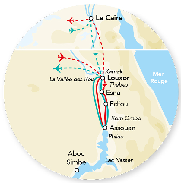 Merveilles du Nil au Caire 10J/09N – 2024