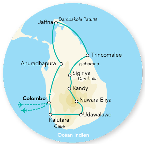 Explorations du Sri Lanka 15J/12N – 2024