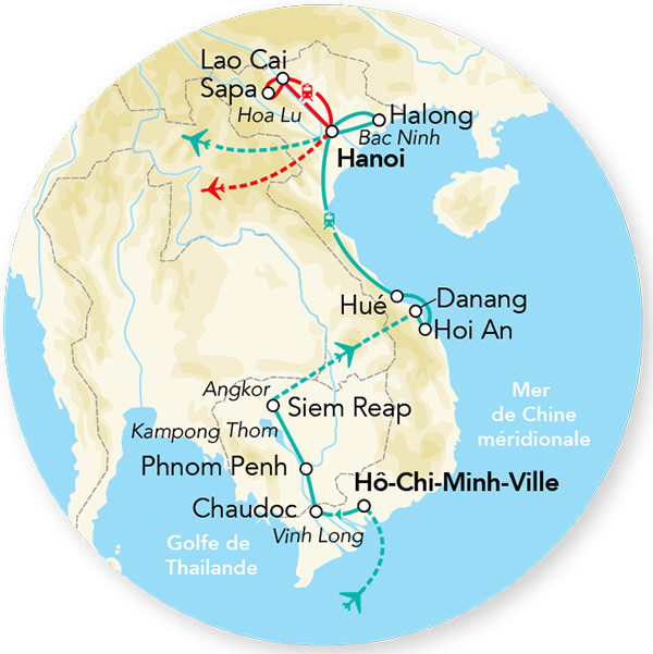 Merveilles du Vietnam & Cambodge – 15J/12N – 2024