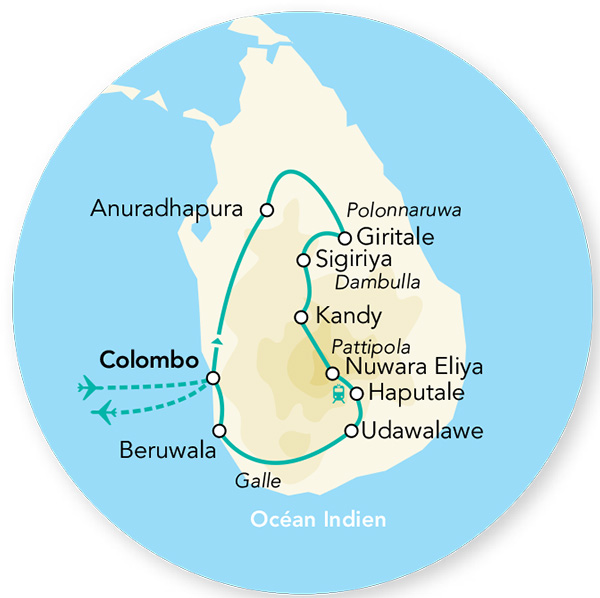 Immersion au Sri Lanka 15J/12N – 2024