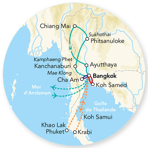 Immersion en Thaïlande & extension Koh Samui Hôtel 3* – 15J/12N – 2024