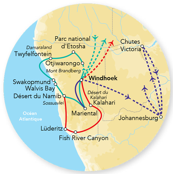 Splendeurs de Namibie & extension Fish River Canyon 14J/11N – 2024