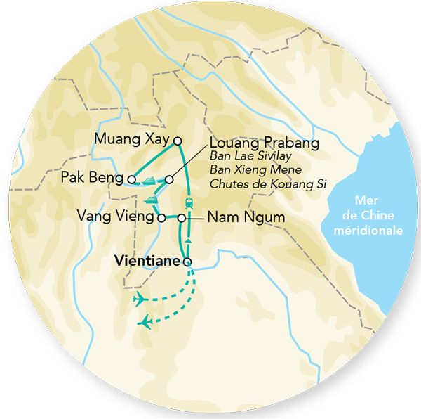 Immersion au Laos 12J/09N – 2024