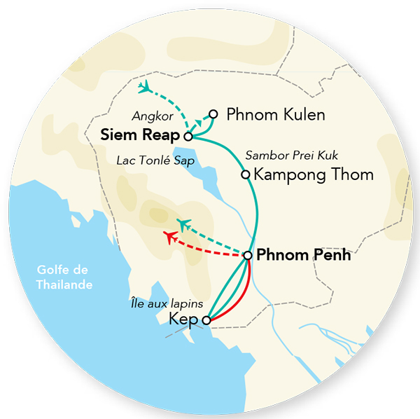 Immersion au Cambodge 12J/09N – 2024