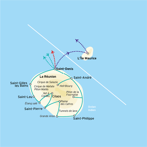 Immersion sur l’Ile de la Réunion & Extension Saint Gilles Les Bains 13J/10N – 2024