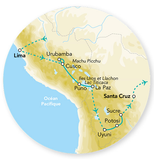 Merveilles Pérou et Bolivie 15J/12N - 2025