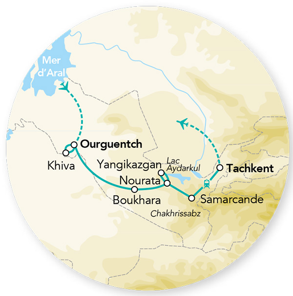 Splendeurs d’Ouzbékistan 12J/9N ou 10N – 2025