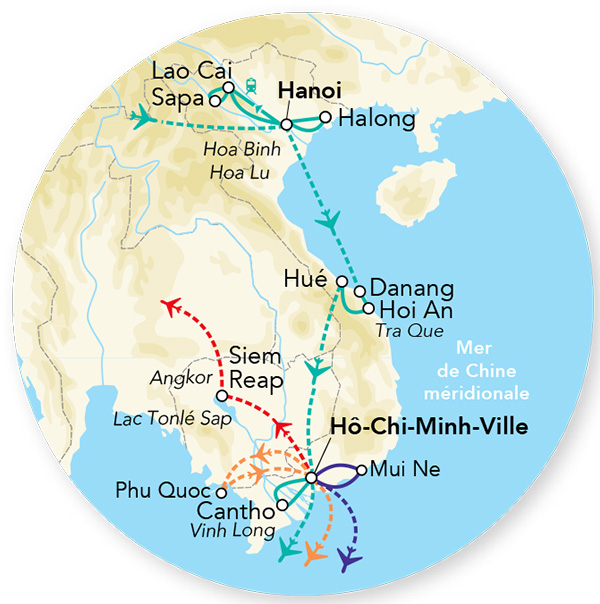 Merveilles du Vietnam & Extension balnéaire Phu Quoc 3* – 18J/15N – 2025