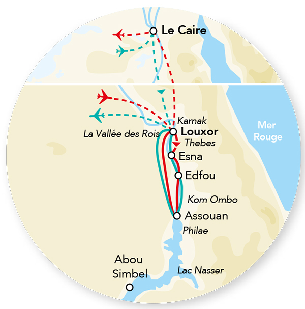 Merveilles du Nil au Caire 10J/09N – 2025