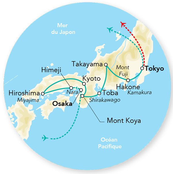 Merveilles du Japon & Alpes Japonaises & Extension Tokyo 15J/12N – 2025