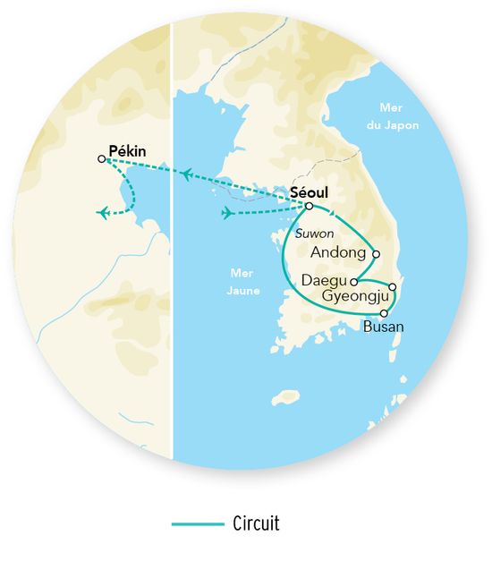 Splendeurs de la Corée du Sud 11J/8N - 2025