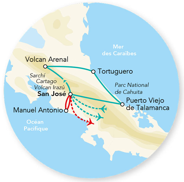 Immersion au Costa Rica 12J/10N – 2025