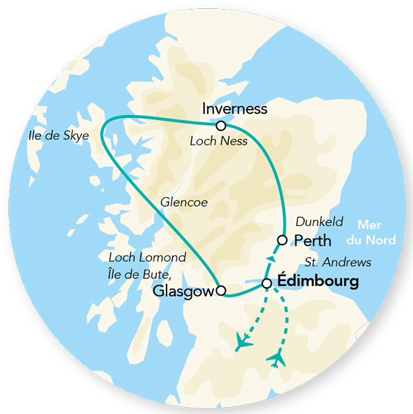 Splendeurs de l'Ecosse 8J/7N - 2025