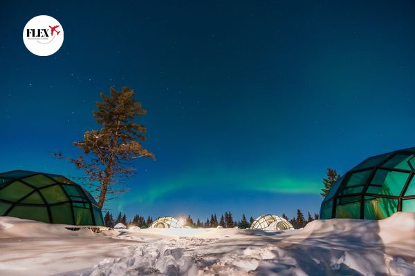 Splendeurs des aurores boréales & igloo 05J/04N - 2025