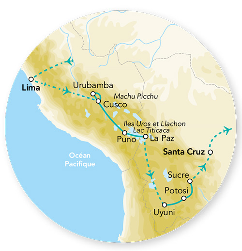Merveilles Pérou et Bolivie 15J/12N – 2025