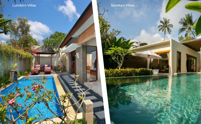 Combiné en villas avec piscine privée Senetan Villas & Spa Resort & Lumbini Luxury Villas & Spa