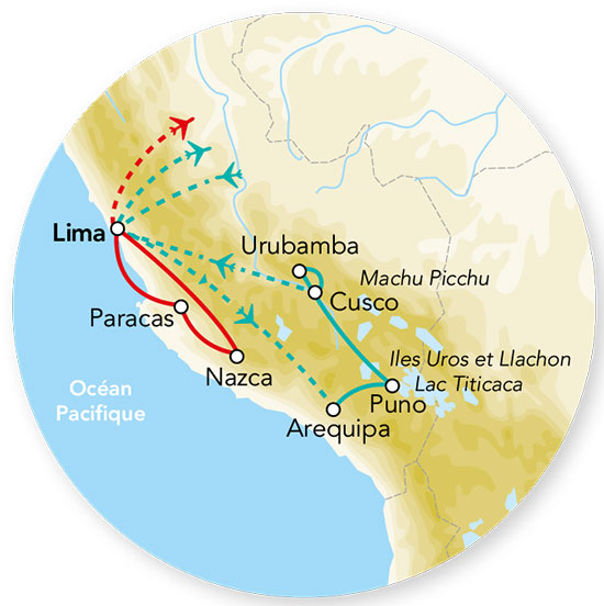Douceurs au Pays des Incas & Extension Nazca 14J/12N – 2025
