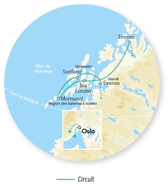 Splendeurs de l’Arctique 7J/6N – 2026