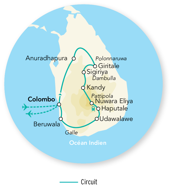 Immersion au Sri Lanka 15J/12N – 2026