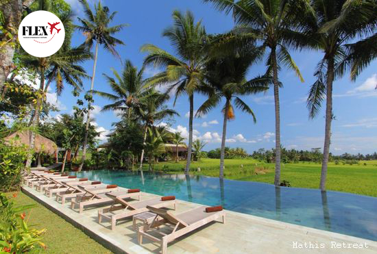 Trio 4*/5* Mathis Retreat Ubud, Kardia gili & Sini Vie Villa Seminyak