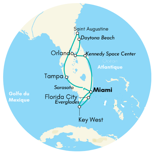 Splendeurs de Floride en rendez-vous sur place 08J/07N - 2025