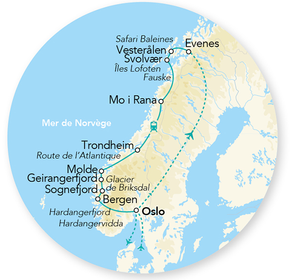 Merveilles des Lofoten & Fjords 11J/10N – 2026