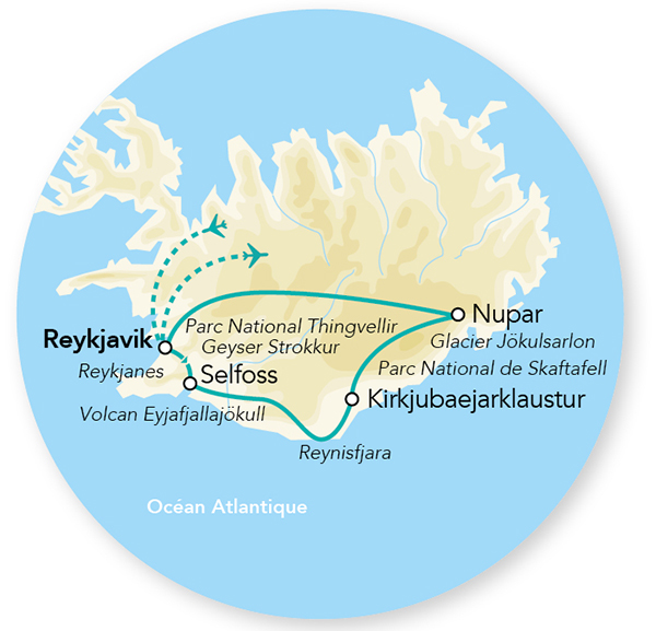 Merveilles de l’Islande En Hiver – 8J/7N – 2026
