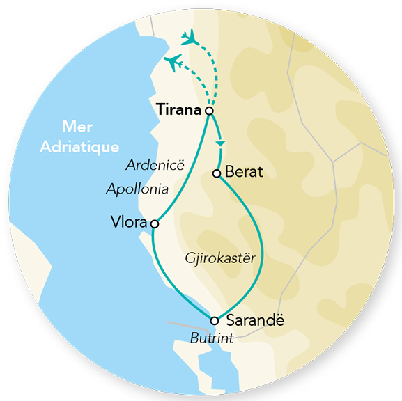 Splendeurs de l’Albanie 8J/7N – 2026