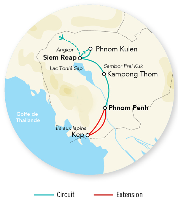 Immersion au Cambodge en Rendez-vous sur place 09J/08N – 2026