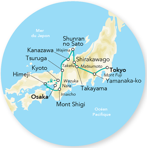 Immersion Intime au Japon – Version Véhicule Privé en Rendez-vous sur place 11J/10N – 2026 – Limité à 12 pers.