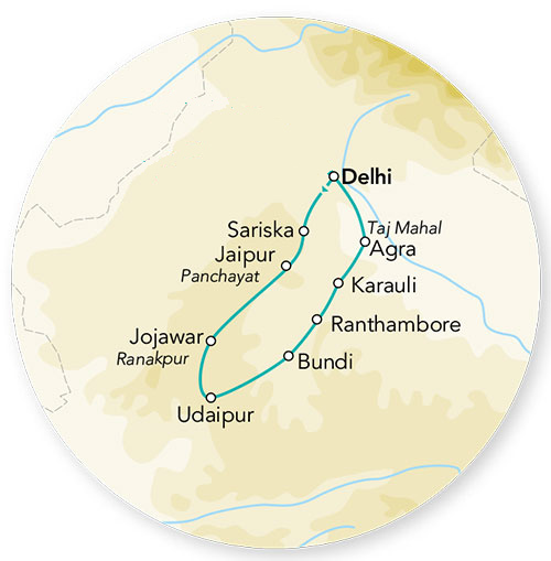 Immersion au Rajasthan en Rendez-vous sur place 12J/11N – 2026 – Limité à 12 pers.
