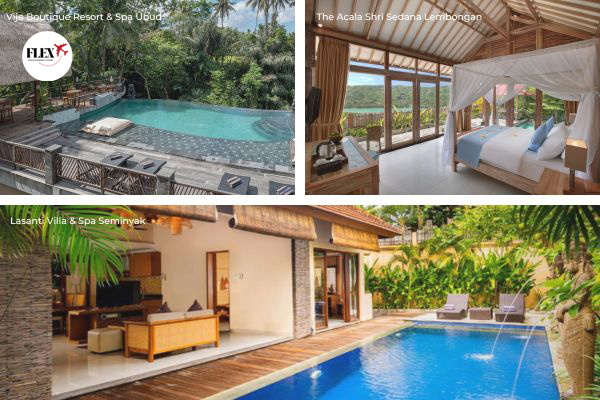 Combiné Vije Ubud/ Acala Lembongan/ Lasanti Seminyak – (Flex)