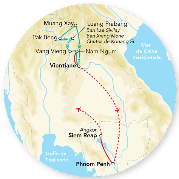 Immersion au Laos en rendez-vous sur place 10J/09N – 2026 – Limité à 12 pers.