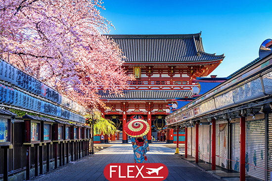 Combiné Tokyo, Osaka et Kyoto 13J/10N - 2026 (Flex)