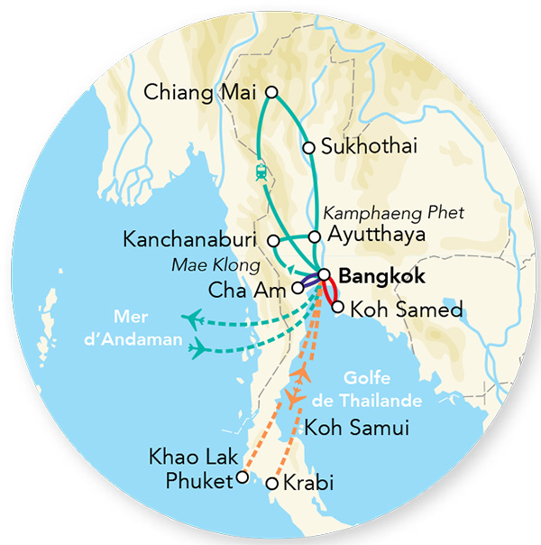 Immersion en Thaïlande & extension Koh Samed Hôtel 3* – 15J/12N – 2027 – Limité à 12 pers.