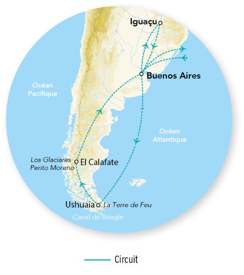 Merveilles de Patagonie & Iguaçu 13J/10N – 2027 – Limité à 16 pers.