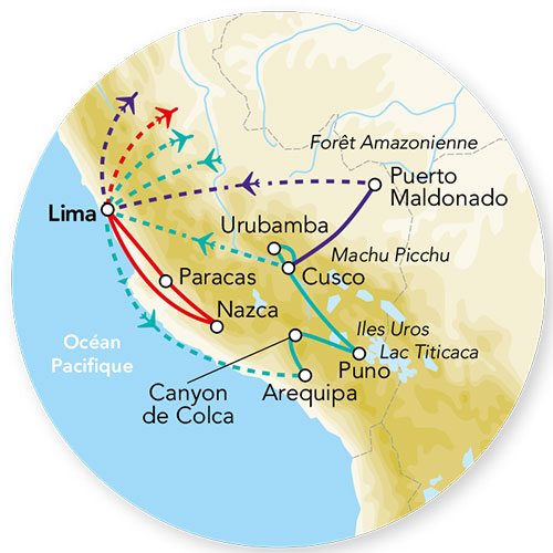 Explorations du Pérou & Séjour Amazonie 17J/15N – 2026/2027 – Limité à 16 pers.