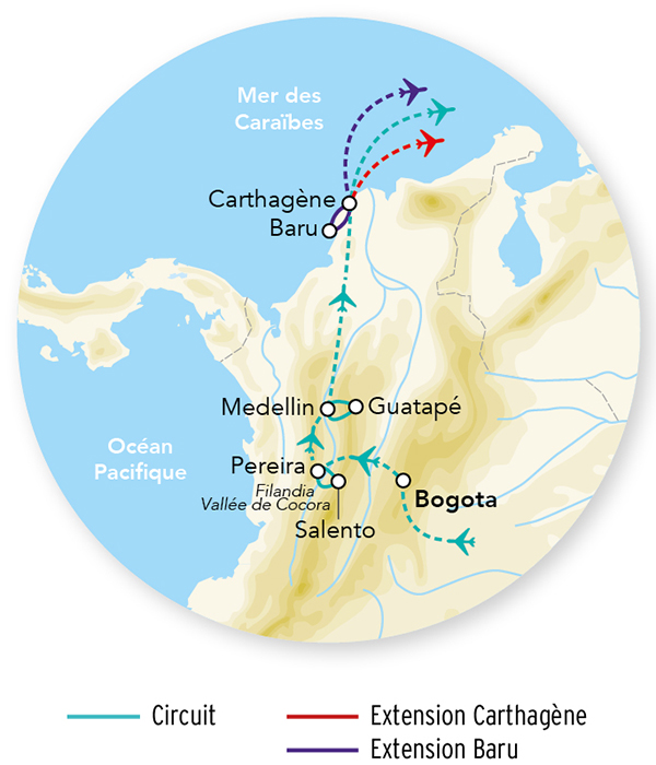 Merveilles de Colombie & Séjour Carthagène 13J/11N – 2026 – Limité à 18 pers.
