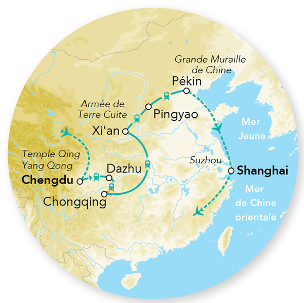 Merveilles de Chine 15J/12N – 2026 – Limité à 20 pers.