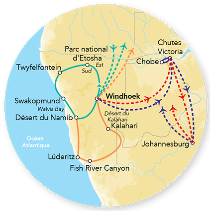 Merveilles de Namibie 14J/11N – 2027 – Limité à 8 pers./véhicule