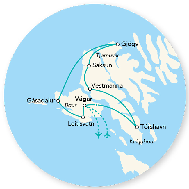 Splendeurs des Îles Féroé 6J/5N – 2027 – Limité à 20 pers. – (Flex)