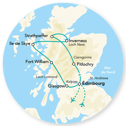 Splendeurs de l&rsquo;Ecosse 8J/7N – 2027 –  (Flex)