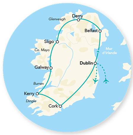 Splendeurs d&rsquo;Irlande 10J/9N – 2027 –  (Flex)