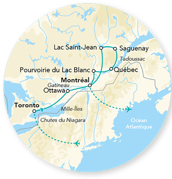 Splendeurs du Canada Oriental 10J/08N – 2027 – (Flex)