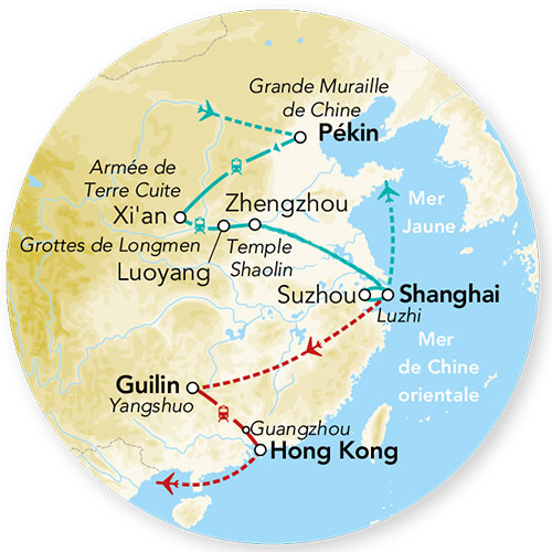 Splendeurs de Chine 10J/8N – 2027  – Limité à 28 pers.