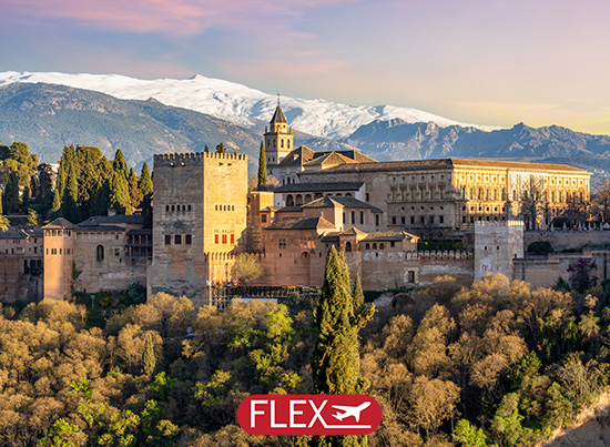 Splendeurs de l&rsquo;Andalousie 8J/7N – Limité à 30 pers. (Flex)