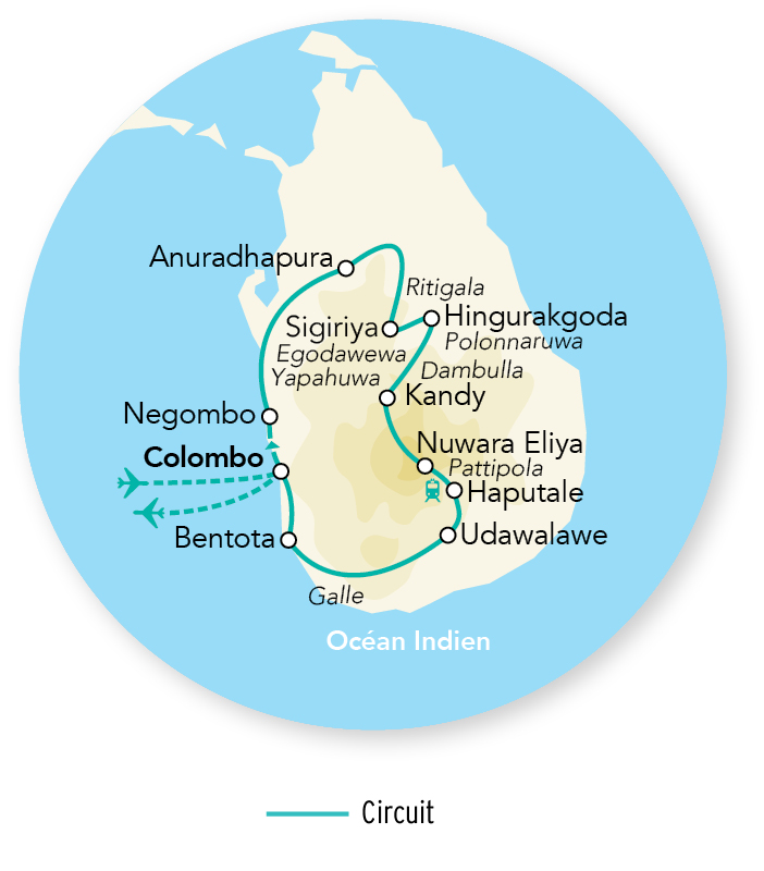 Immersion au Sri Lanka 15J/12N – 2027 – Limité à 12 pers.